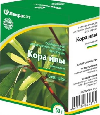 Кора Ивы (измельченная) 50 гр