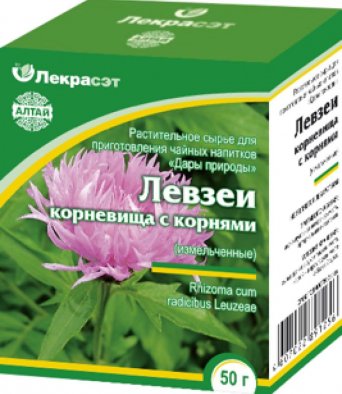 Левзея (корневища с корнями измельченные) 50 гр