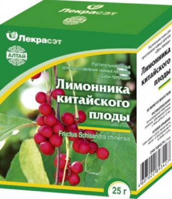 Лимонник китайский (плоды) 25 гр