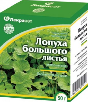 Лопух (листья измельченные) 50 гр