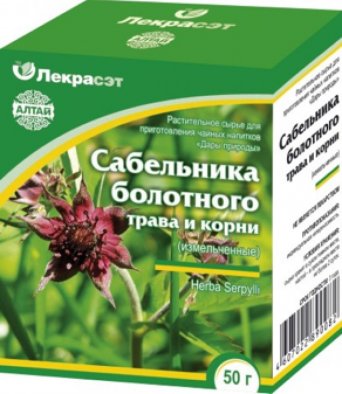 Сабельник болотный (трава и корни измельченные) 50 гр
