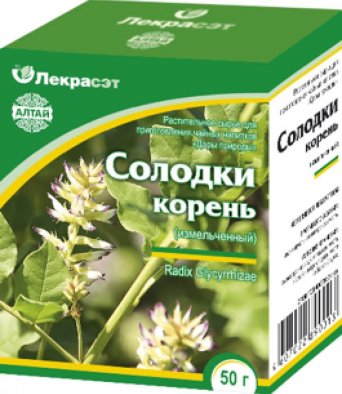 Солодка (корень измельченный) 50 гр