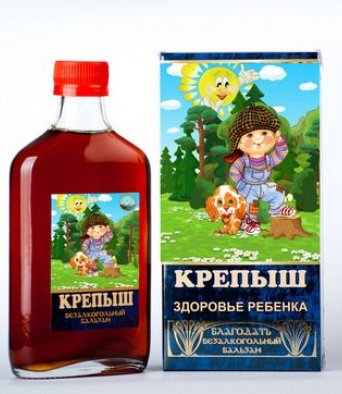 Бальзам безалкогольный Крепыш детский 0,25